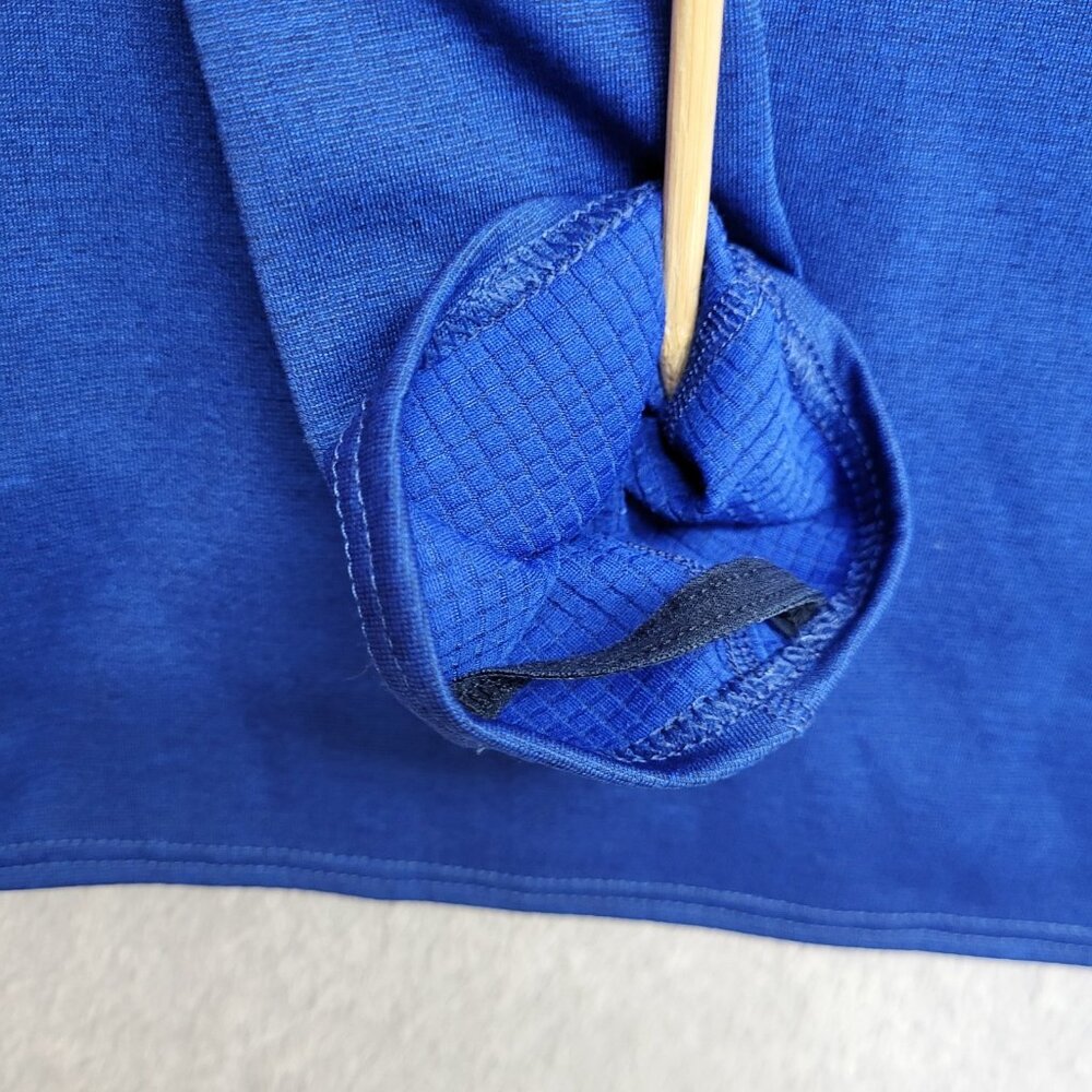 Patagonia Pullover Mens Medium Blue Capilene Midweight Baselayer Zip Polartec - Picture 11 of 11